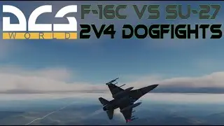 F16 2v4 Dogfight Tutorial Mission | DCS World