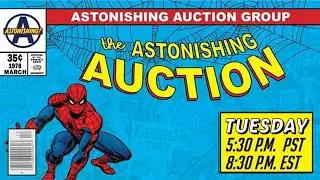Tuesday ASTONISHING AUCTION: Live Comic Book Auction (10/7/25) 8:30pm (EST)/5:30pm (PST)