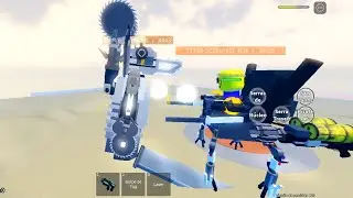 up Titan saw contra Titan scientist box (super box siege defense)
