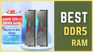 Best DDR5 Ram | KingBank DDR5 Black RGB Memoria DDR5 Ram Review