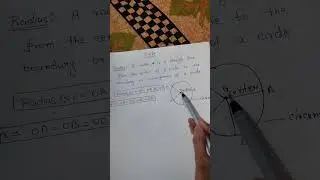 math short # mensuration #circle #radius #class 8 #yt short #mathsfamily