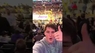 Я пробрался в ПЕРВЫЙ РЯД на матче НБА! 😳#шорты