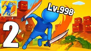 Solo Leveling Gameplay Walkthrough Part 2 - Sword Man Flying cute Demons (Android, iOS)