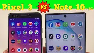 Google Pixel 3 vs Note 10+ 5g- Speed Test 2021