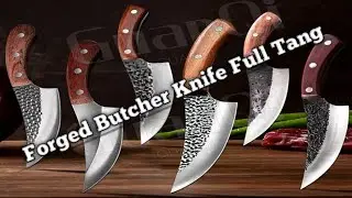 Handmade Forged 5 inch High Carbon Stainless Steel Chef Knife Meat Cleaver Kitchen Knife