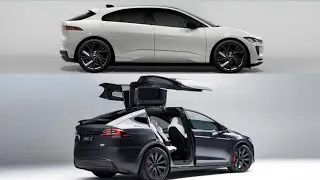 Jaguar I-PACE vs Tesla Model X Full 50 Features Comparison Table