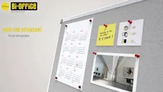 Bi-Office Maya Fire Retardant NoticeBoard