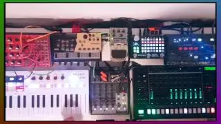 Jamuary '21 Techno Jam - with Keystep Pro, TR 8S, ZOIA, MicroFreak, Neutron and NanoPiano