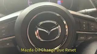 Mazda CX-30 Oil Change Reset (Dashboard ONLY - After Infotainment Reset)