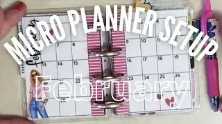 Micro Monthly Setup February | The Happy Planner | Decorative Planning | Weekly, Divider, Notes