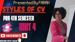 What are the Basic Styles of CV explained in urdu || Chapter # 4 part 3 || KMU