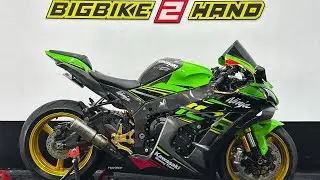 Kawasaki Zx10R 2019 Exhaust sound Sc project titanium slip on 