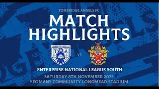 MATCH HIGHLIGHTS | Tonbridge Angels v Hornchurch | 8th November 2025