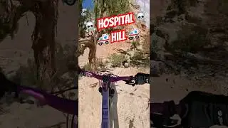 Riding one of The Ribbon&rsquo;s most infamous features : Hospital Hill #mtb #freeridemtb #mountainbiking
