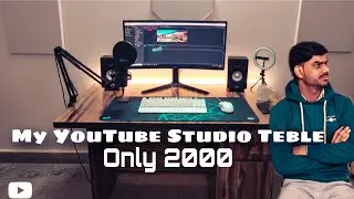 YouTube Studio In Just Only 2000 🎙️ | My Budget Youtube Studio 