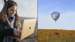 New Apple MacBook Air 2018 Reviewed in a Hot Air Balloon