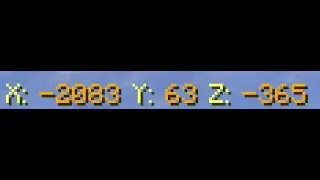 (1.19.3, Fabric) Action Bar Coordinates | Minecraft Mod Demo