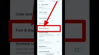 Vivo Me Font Size Kaise Badhaye | How To increase Font Size In Vivo #sorts #viral #tech