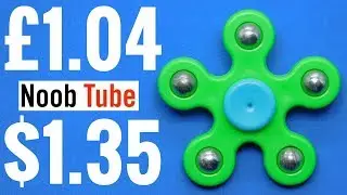 Fidget Spinner &pound;1.04 / $1.35 Cheap Plastic 5 Arm With Ball Bearings Unboxing Review Finger Hand Spin