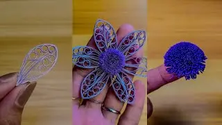 Can You Believe This Flower is Made from Paper?! 🤩 | Handmade Paper Quilling Craft