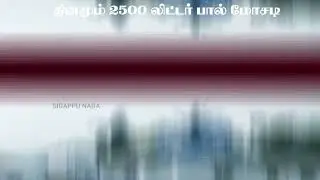 தினமும் 2500 லிட்டர் பால் மோசடி..!-avin-groverment-milk-stalin