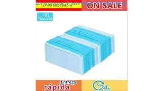 Review 100Pcs Earloop Mask Disposable Nonwove 3 Layer Ply Filter Mask mouth Face mask filter safe