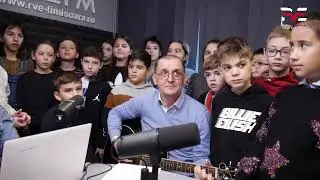 Elevii de la Școala Primară Elim în colindă la RVE Timișoara
