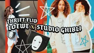Thrift Flip! I DIY'd the LOEWE x Spirited Away collab✨🏮 w/ thrift store items | Studio Ghibli anime