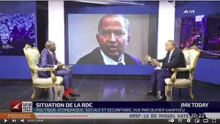JMK TODAY/ SITUATION POLITIQUE, ECONOMIQUE, SOCIALE,ET SECURITAIRE DELA RDC,VUE PAR OLIVIER KAMITATU