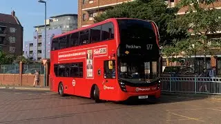 Route Visual: Route 177 - Peckham Bus Station to Plumstead Bus Garage - (12390, YX16OHF) | E400H MMC