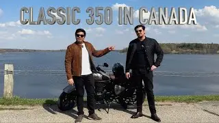 Canada Mein Royal Enfield Classic 350! Jaat Bhaiyon Ka Honest Review🇮🇳🇨🇦 #bullet #classic350