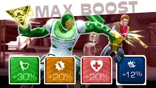 Kitty Pryde Cavalier Boss vs MAX BOOSTED Psycho Man Counter | Marvel Contest of Champions