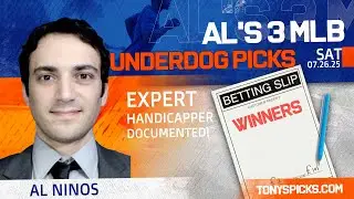 FREE MLB Underdog Picks for Today, Saturday 7/26/25