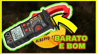 review de um ALICATE amper&iacute;metro COMPLET&Atilde;O E  BEM BARATO, ANENG ST184.