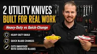 2 Utility Knives Built for Real Work (Heavy-Duty vs Quick-Change)