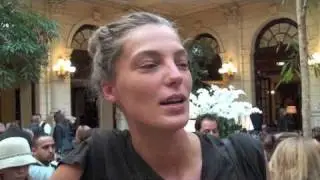 Daria Werbowy - Speaks Ukrainian After Balmain 2011