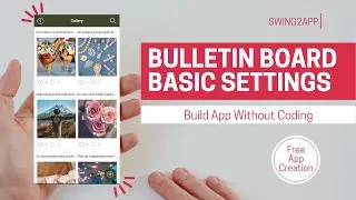 Bulletin Board Basic Settings | Free App Templates |
