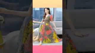 trendy chiffon frock design for girls #short #youtubeshort#shortviral