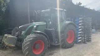 FENDT 722 ET DECHAUMEUR LEMKEN 5 METRES