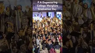 P A Engeenering College Manglore, Karnataka, Graduation Day. #news #students #college
