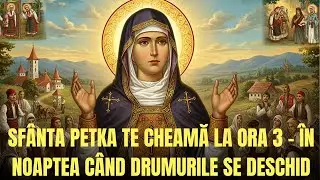 RUGĂCIUNEA DE LA ORA 3 ÎNVĂȚATĂ DE SFÂNTA PETKA – DESCHIDE DRUMURILE ÎNCHISE ÎN ACEEAȘI NOAPTE