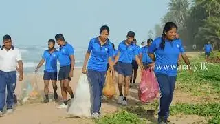 Naval personnel clean beaches in Southern Naval Command