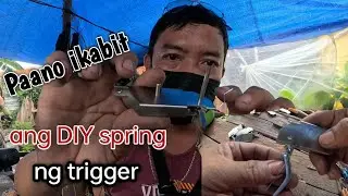 Paano ikabit ang DIY spring ng trigger.