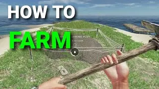 Stranded deep ; How to plant and how to irrigate plants .