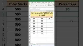 💯 Learn How to Calculate Percentage in Excel | Percentage Formula Explained! 💻