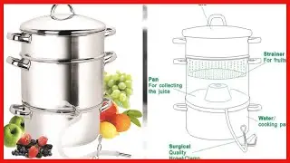 Cook N Home 11 Quart Stainless Steel Fruit Juicer Steamer Review: Efficient, Durable, and Easy to Us