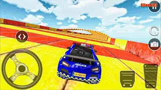 Car Stunt Ramp Race: Police Car Games - Impossible Driving Tracks #2 - Android Gameplay