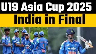 Aaron George & Vihaan Malhotra Fifties Power India into U19 Asia Cup Final | IND U19 vs SL U19 