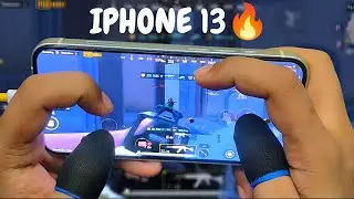 IPHONE 13 HANDCAM IN 2025 🔥/Smooth+Extreme PUBG Gaming Test😍/ NEW IOS 18.5 Livik Gameplay!