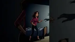 Never open a door 🚪 watch full story @shadowframestory-g5p #animatedstory#horrorstories#aivideo#ai